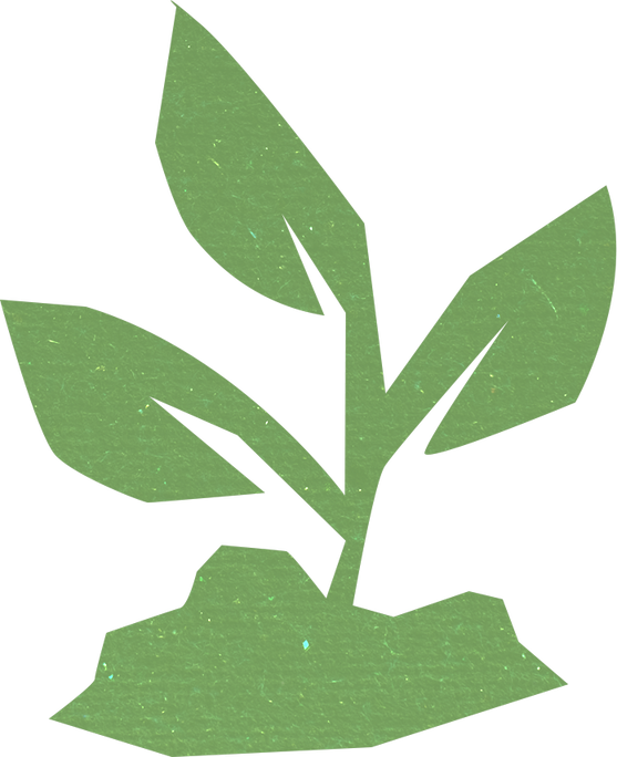 Textured Cutout Plant